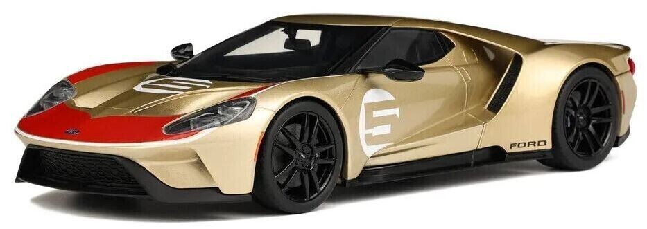 1/18 Ford GT Heritage Edition N.5 Holman Moddy Gold 2022 Model GT