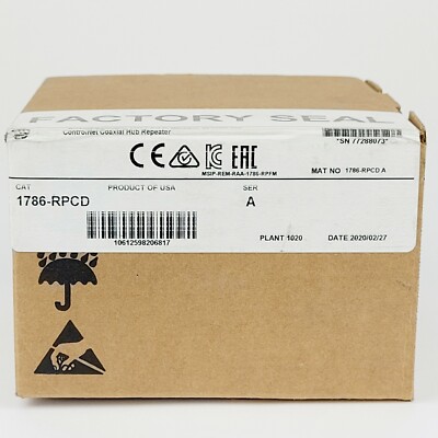Répéteur moyeu coaxial ControlNet Allen Bradley 1786-RPCD NEUF ventes exceptionnelles DANS SA BOÎTE LIVRAISON GRATUITE AUX ÉTATS-UNIS