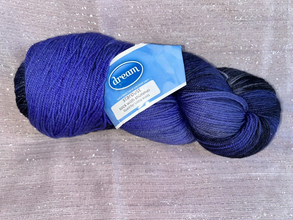 Hilo pintado a mano Dream Luxurious #23 Starless Sky 98 % lana 450 yardas Foto 3 de 4