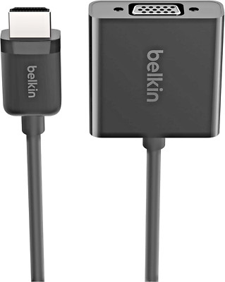 Belkin 6'' HDMI to VGA Adapter with Micro-USB Power - For Apple TV