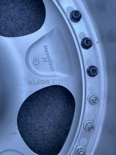Mercedes Brabus Monoblock IV, 3 Piece Split Wheels Set 18x9.5/10.5 J Super Rare - 第 14/21 張圖片