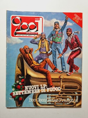 CIAO 2001 36-1978 Musikzeitschrift BEE GEES-PETER FRAMPTON-HOT TUNA-ERIC CLAPTON