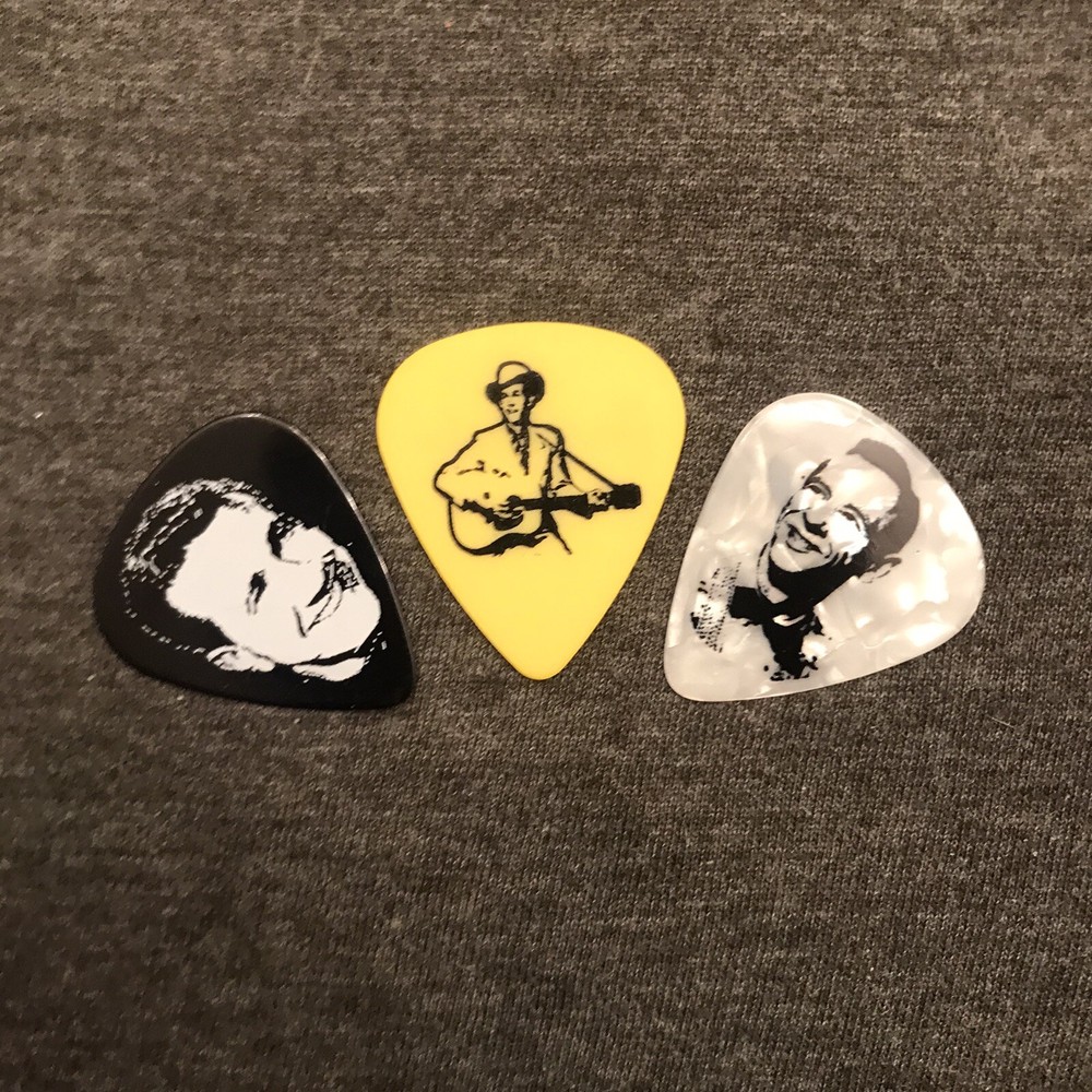 CLASSIC GOLDEN AGE OF COUNTRY Custom 3 Guitar Pick Set SUPER NICE! 🎸🔥L@@k!🔥🎸