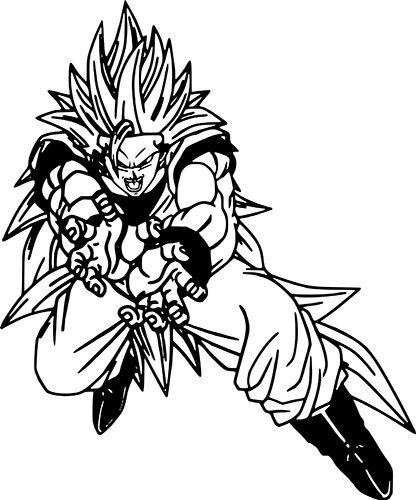 Goku Super Saiyan 5 Coloring Pages