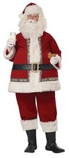 Deluxe Santa Claus Suit Set Adult Men Costume