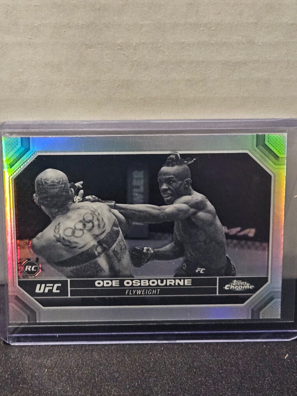 2024 Topps Chrome UFC Negative Refractor Ode Osbourne  #133