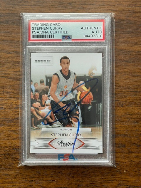 Stephen Curry 2009-10 Panini Prestige Rookie Auto 207 PSA | eBay