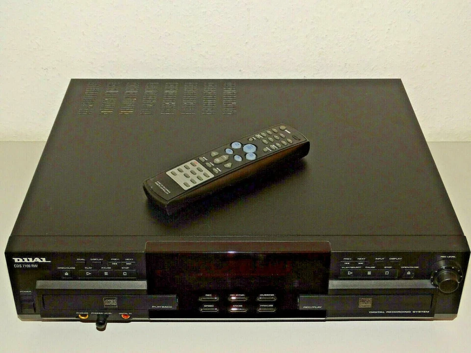 DUAL CDS 7100 RW CD-Recorder mit Doppel-Laufwerk inkl. FB, 2 Jahre Garantie - Bild 2 von 4