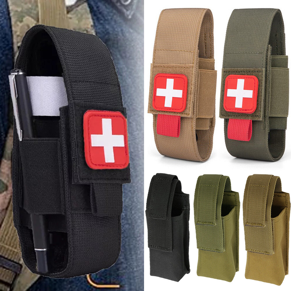 Tactical Tourniquet Holder Pouch - MOLLE Compatible, Water Resistant, For EMT & Hunting