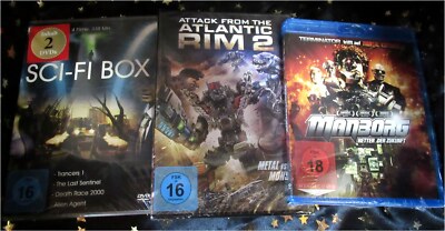 6 Science Fiction  2 DVD / 1 BLU RAY * NEU & OVP u.a. SCI-FI BOX* ATLANTIC RIM 2