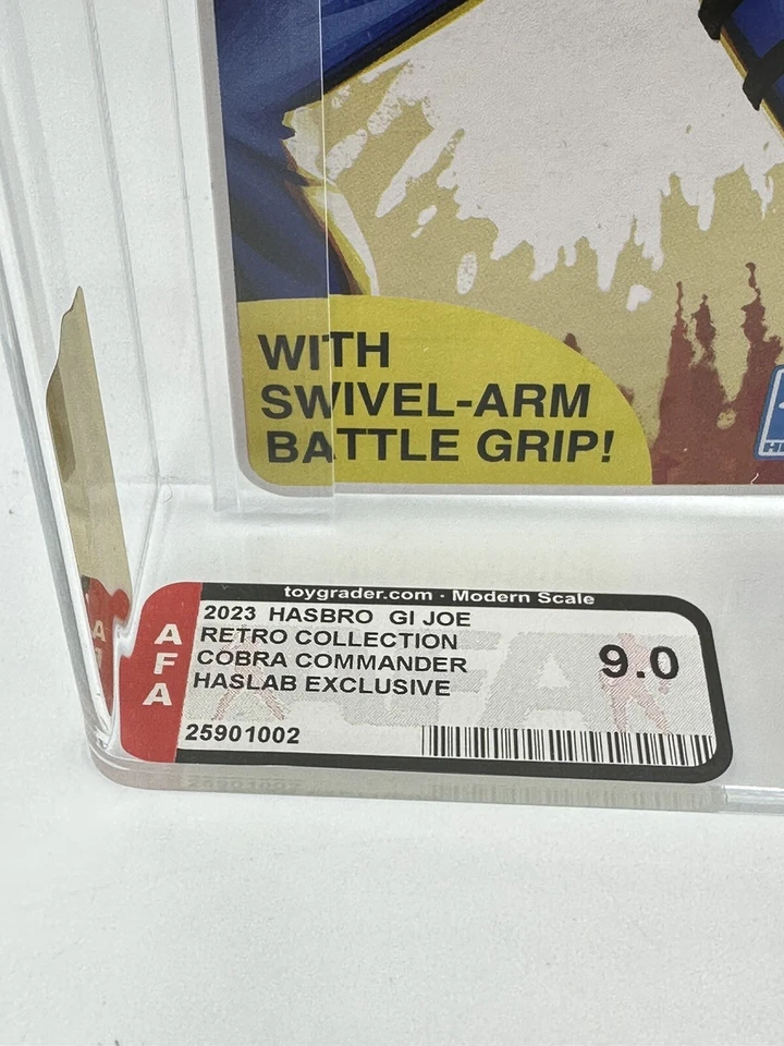 G.I. Joe Mickey Mouse Cobra Commander Hasbro SkyStriker HasLab AFA Calificado 9.0 Foto 3 de 4