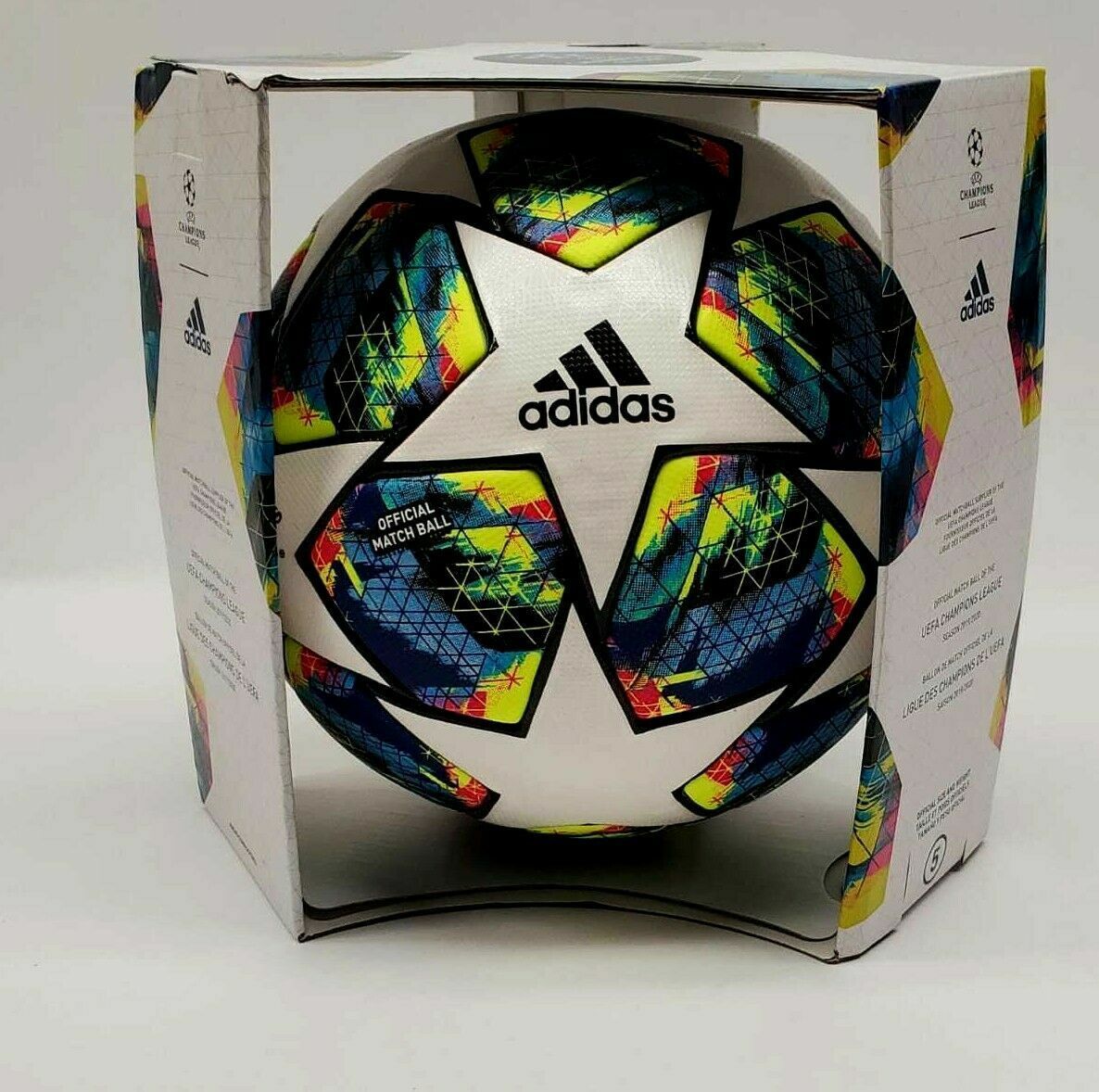 Adidas Ball Final Madrid J350 Champions League 2018/19 Color Red Taglia  Palloni 5