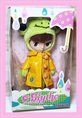 Petite Blythe Taddy Po 4'' Mini Fashion Doll Takara Hasbro Vtg 2006 KPBL-09 Frog