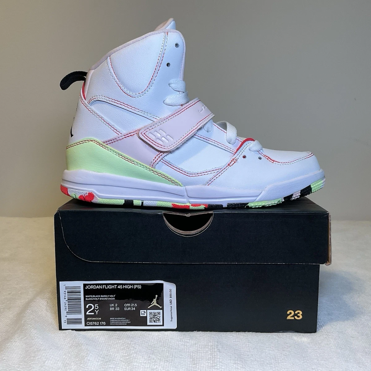 Nike Jordan Flight 45 High Indiana Girls Shoes for sale | eBay