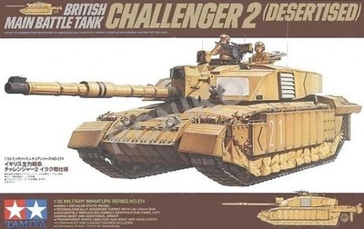 Tamiya 35274 1/35 Model Kit British Main Battle Tank Challenger 2 (Desertised)
