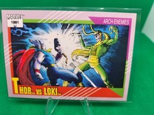 1991 Marvel Universe Impel Series 2 Thor vs. Loki AE #120