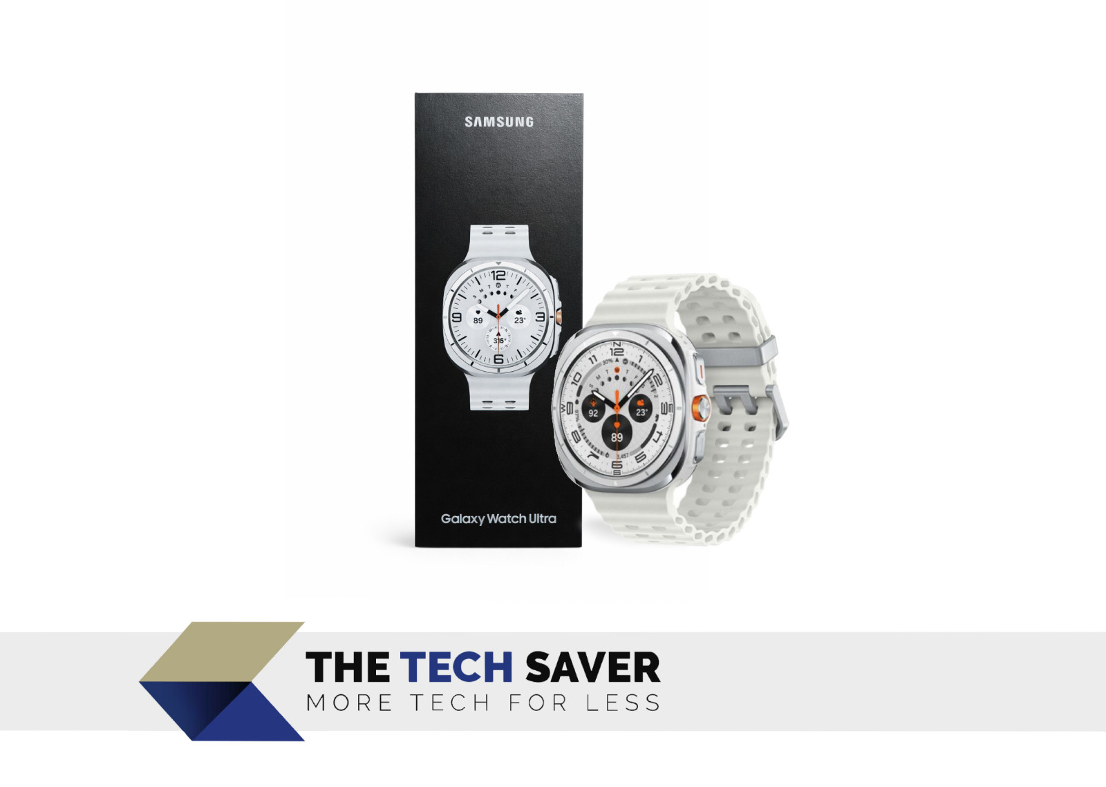 SAMSUNG Galaxy Watch Ultra 47mm [LTE] Titanium White Smartwatch SM-L705FAW2EUA