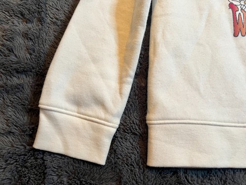 Disney Jumping Beans Wild Heart Fleece Sweatshirt Girls 6 White Graphic Crewneck - Picture 5 of 9