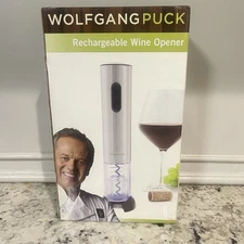Wolf Gang Puck Rechargeable Electric Corkscrew Wine Bottle Opener