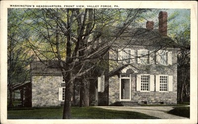 Washington's Headquarters front view~ Valley Forge PA ~ 1920s~stone architecture