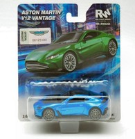 Re.El.Toys 1/64 Aston Martin Vantage Blau Blister Statisches Modell Diecast