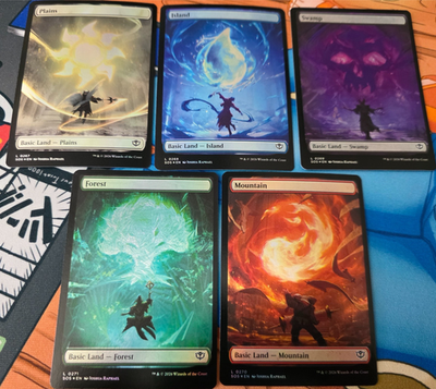FOIL - FULL ART Land Set - Secrets of Strixhaven - MTG | eBay