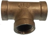 "T-StüCk Innen/Innen/Innen Edelstahl Aisi 316 1 1/2\""