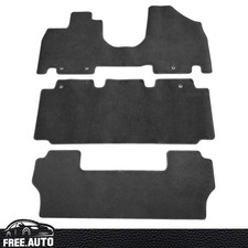 Fits 11-17 Honda Odyssey Nylon Car Floor Mats Carpet Front Rear 3pc Set Black Fits 11-17 Honda Odyssey Nylon Car Floor Mats Carpet Front Rear 3pc Set Black