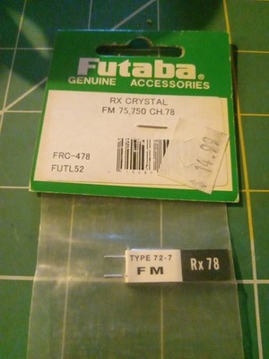 FUTABA 75MHz  FM RX Crystal CH#78 