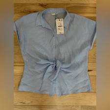 Camicia Zara con bottoni taglia grande nuova con etichetta