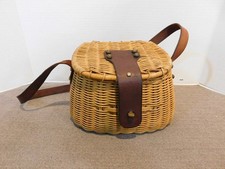 Vintage Etienne Aigner Fishing Creel Basket Purse Handbag