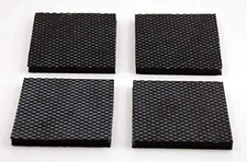 Isolate It: Sorbothane Vibration Isolation Heavy Duty Square Pad (2.5" x 2.5"...