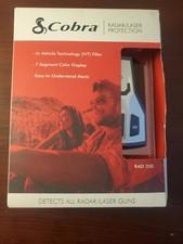 Cobra RAD 350 Radar and Laser DETECTOR With IVT Filter, new sealed package