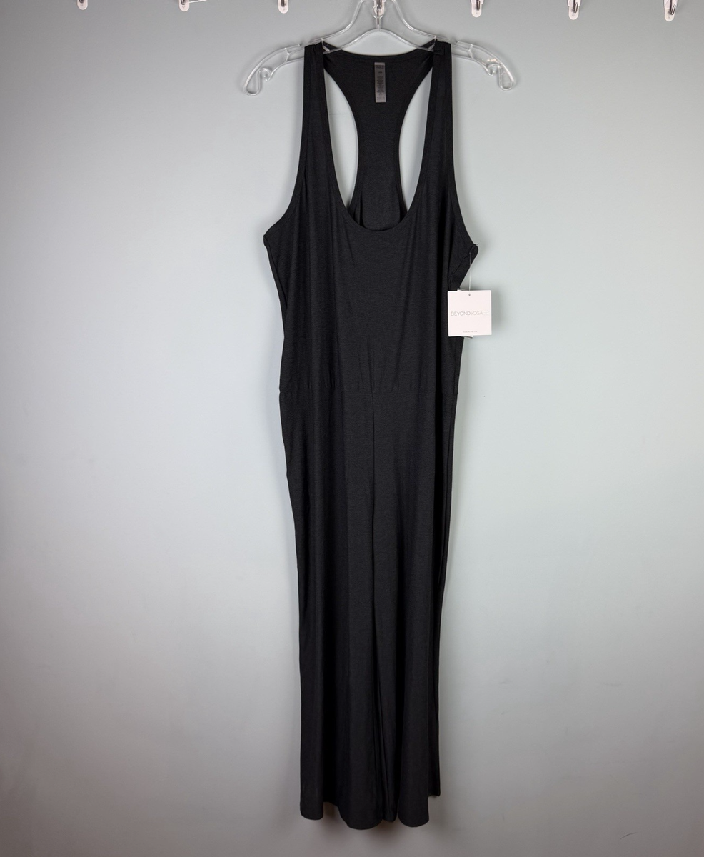 NWT Beyond Yoga Featherweight Hang Loose Jumpsuit Women's Size Large Black  | eBay