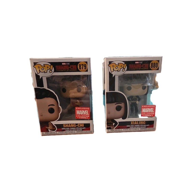Funko Pop! Marvel Shang-Chi & Xialing Marvel Collector Corps Exclusive 879/880