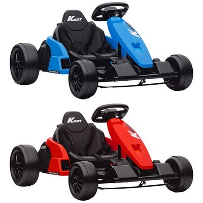 AIYAPLAY Kinder Elektro Gokart 24 V 6-18km/h Drift Kart mit Driftmodus