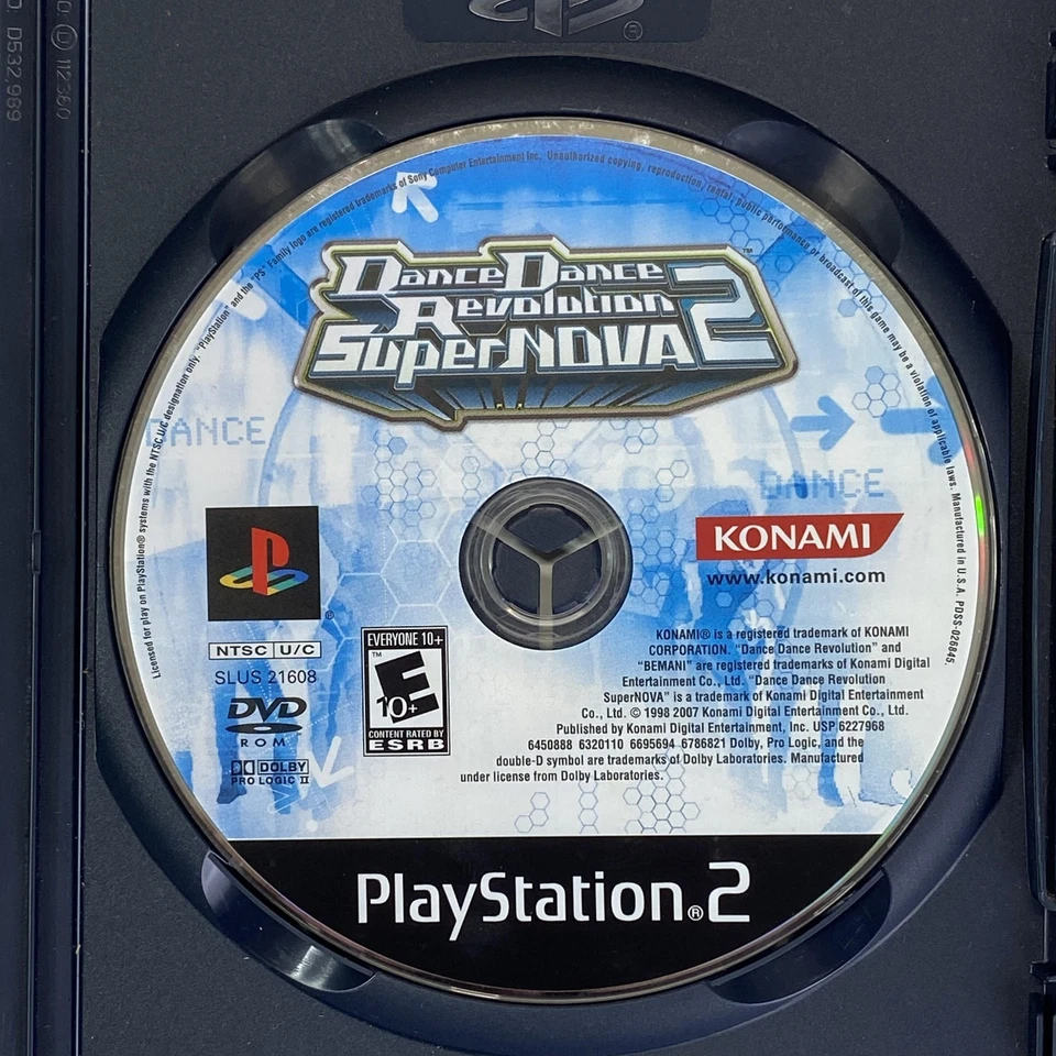 Dance Dance Revolution SuperNOVA 2 PS2 Paquete con DDRX Completo Probado 2 Juegos Foto 4 de 4