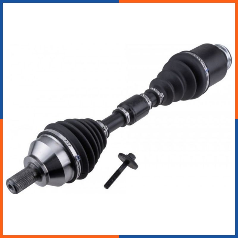 Demi-arbre de transmission haute résistance pour moteur essence et diesel