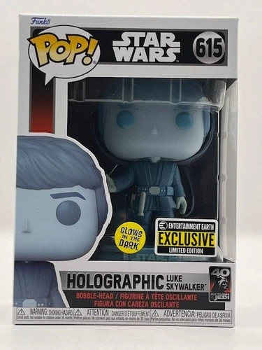 Funko POP! Disney Star Wars Return of the Jedi Holographic Luke Skywalker 615