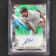 2023 Inception Josh Winckowski Rookies And Emerging Stars Auto Green 67/125