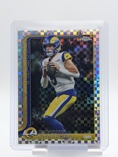 MATTHEW STAFFORD 2025 TOPPS CHROME X-FRACTOR #169 LOS ANGELES RAMS Q3813