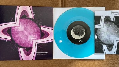 THURSTON MOORE: SPRING SWELL/ LEAVE ME ALONE (7 /lim./col.vinyl, TOP ZUSTAND!)
