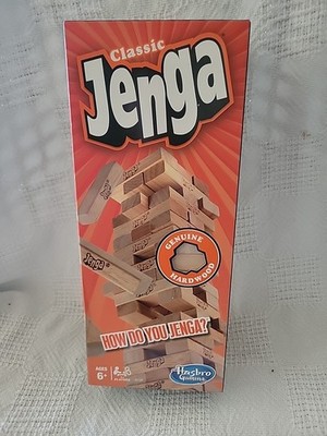 Classic Jenga Genuine Hardwood New In Sealed Box