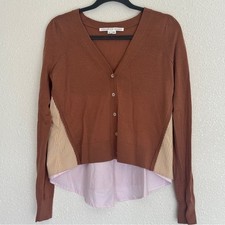 Veronica Beard Size XS Liatris Merino Wool Cotton Cardigan Sweater