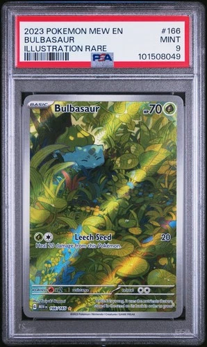 Bulbasaur Illustration Rare PSA 9 Pokémon 151 SV151 Mint English