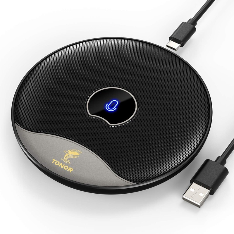 TONOR USB Conference Microphone, 360° Omnidirectional PC Computer Condenser M...