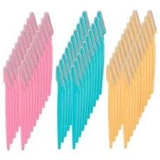 Eyebrow Razor 62 Pcs Multipurpose Exfoliating Dermaplaning Tool Trimming and Sha