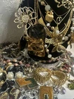 jewelry lot vintage Brooches Pins Necklaces, Costume, Vintage Estate Find
