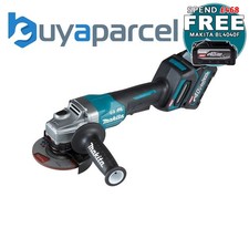 Makita GA012GD201 XGT 40V Max BL Paddle Switch Grinder 115mm 40V 2x 2.5Ah Li-ion
