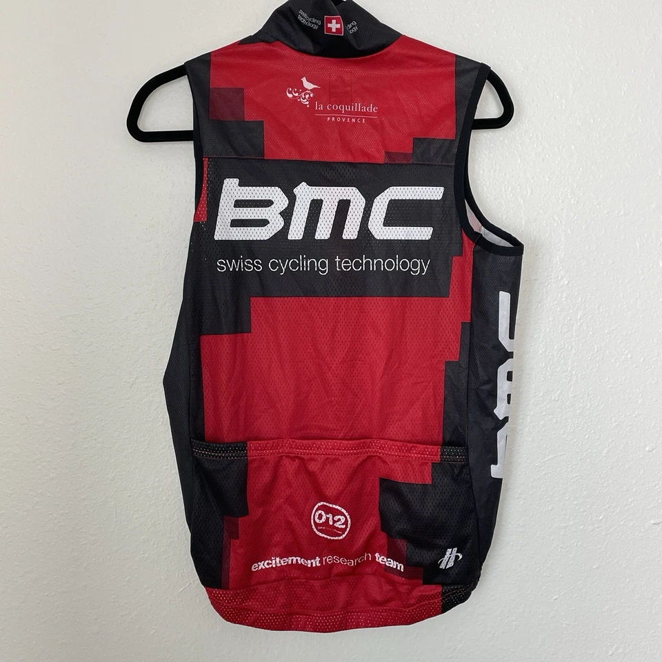 Chaleco de Ciclismo BMC Suiza Chaleco Jersey Talla S Hincapie Emoción Investigación Foto 2 de 4